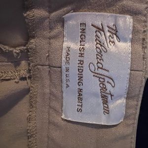 The Tailored Sportsman Riding Breeches Equestrian Horse